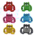 6 st/set Färgmonster Plyschdocka Peluche Baby Appease Coulor Emotions Plushie Gosedjur För Barn Barn Födelsedag Julgåvor[C]