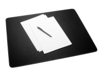 Sigel eyestyle - Skrivebordsmatte - 60 x 45 cm - kunstlær - hvit, fløyelssvart