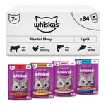 Whiskas 7+ Cat Mixed Selection in Jelly 84x85g