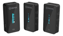 BOYA Ultracompact 2.4GHz Dual-channel Wireless Microphone 1+2