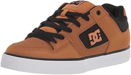DC Shoes DC Pure Chaussures de Skate décontractées pour Homme, DK Choco Black Oyster, 44 EU
