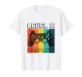 Level Complete Gaming Controller 11 Birthday Gift Gamer T-Shirt