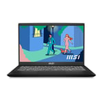 MSI Modern 15 (B12M-026UK) 15.6" FHD, Intel 12th Gen i7-1225U, Intel Iris Xe Graphics, DDR IV 8GB, 512GB NVMe PCIe SSD, Intel WIFI 6, Windows 11 Home - Classic Black