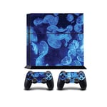 Jellyfish Print PS4 PlayStation 4 Vinyl Wrap/Skin/Cover for Sony PlayStation 4 Console and PS4 Controllers