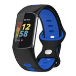 Twin Sport Armband Fitbit Charge 5 - Svart/blå