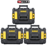 3 x Dewalt DWST1-70703 T-Stak II Drill Carrying Case Toolbox Tstak No Foam Inlay