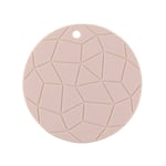 Non Slip Silikon Grytlappar - ROUND Rosa