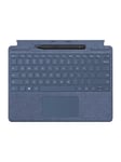 Surface Pro Signature Keyboard - keyboard - with touchpad accelerometer Surface Slim Pen 2 storage and charging tray - Tastatur - Hollandsk - Blå