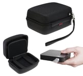 Navitech Black Protective Portable Handheld Pocket Projector Carrying Case Compatible With The Philips Pico PPX4010