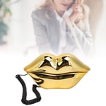 Golden Lip Landline Telephone Big Button Corded Telephone With Telephone Line