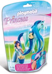 Playmobil Princess Luna 17 Pieces Horse With Brush Collectable Blue Brand New