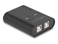 Delock - Usb-Växel - 2 X Usb 2.0 - Väggmonterbar, Bordsmonterbar