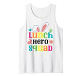 Funny Cafeteria Workers School Lunch Hero Squad Tank Top