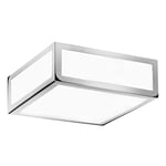 Astro Mashiko 200 Square Dimmable Bathroom Ceiling Light - IP44 Rated - (Polished Chrome), E27/ES Lamp, Designed in Britain - 1121009-3 Years Guarantee