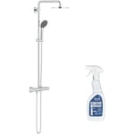 Grohe - Colonne de douche avec mitigeur thermostatique Vitalio Joy System 210 Quickfix + Nettoyant Clean - Chromé