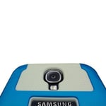 Samsung Blue Impact (vit) Galaxy S4 Skal