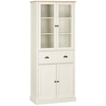 Kitchen Cupboard 5 tier Storage Cabinet with Adjustable Shelves