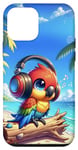 iPhone 12 mini Kawaii Parrot Headphones: The Parrot's Rhythm Case