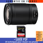 Nikon Z 85mm f/1.8 S + 1 SanDisk 32GB UHS-II 300 MB/s + Guide PDF ""20 TECHNIQUES POUR RÉUSSIR VOS PHOTOS
