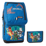 LEGO School - Optimo Starter Bag W. Gym & Pencil Case Ninjago Blue (20254-2303)