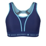 Shock Absorber Ultimate Run Bra Padded Stl. 70C Blå - Komfortabel och stödjande sportbh för aktiva kvinnor