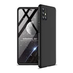 HAOTIAN Case for Samsung Galaxy M31s, Slim Fit Frosted TPU Silky Matte Finish Rubber Case, Ultra-thin Stylish Soft Silicone Shockproof Cover for Samsung Galaxy M31s, Black