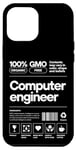 Coque pour iPhone 12 Pro Max Ingénieur informatique drôle Job Tech Cadeaux humoristiques pour geeks