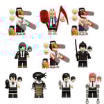 10 st/set Chainsaw Man Mini Figurer Byggkloss Minifigur Monterad För Barn Leksaker Gåvor [GGL]