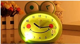Amandaus Frog Children Cartoon Clock Led Nightlight Alarm Battery Operated Alarm Clock