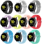 Simpleas compatible with Huawei Fit/Honor S1 Watch Strap, Premium Soft Silicone Watch Band Replacement Wristbands (18mm, 10PC02)