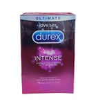 Durex INTENSE - Stimulating Condoms With Desirex Gel - Pack Of 18 - EXP 09/24 ✅️