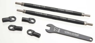 Traxxas 5143A Turnbuckle Toe-In Bak 124mm Komplett Alu Svart (2) E/T-Maxx