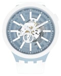 Swatch SB03N103 WHICE Big Bold Bioceramic (47mm) Blue Watch
