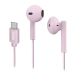 SBS Studio Mix 65 Hodetelefon In-Ear m. USB-C &amp; Mikrofon - Pink