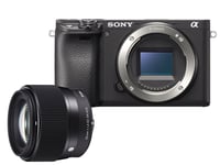 Sony A6400 + Sigma 56mm f/1,4 DC DN Contemporary til E