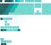 Glorious Glorious Gpbt Gradient Keycaps, Ansi Layout (Us), Pbt, Dye-Sub - Rainforestglorious Gpbt Gradient Keycaps - Rainforest - Us - Retail