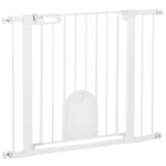 75-103 cm Extra Wide Pet Safety Gate, Stair Pressure Fit, Double