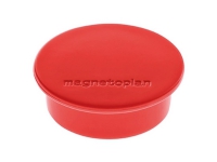 magnetoplan Discofix rund magnet colour, röd med solid ferritkärna, vidhäftningskraft: ca 2,2 kg (1662006)