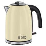 Russell Hobbs Colours Plus Electric Kettle 3KW Fast Boil 1.7 Litres Cream 20415
