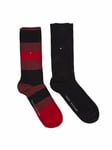 Tommy Hilfiger 2 Pairs Socks Tawny Port UK 6-8 TD017 DD 11