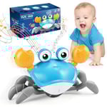 Jouet Bebe 6 7 8 9 10 Mois, Crabe Qui Marche Bebe Jouet Enfant Crabot Le Crabe Rampant Cadeau Pâques Enfant Anniversaire Jeux Eveil Bebe 3-6-12 Mois Linkimals