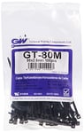GW GT-80MB Lot de 1000 Serre-câbles 82 x 2,5 (Noir)