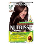 Garnier Nutrisse Cool Browns 5.12 Glacial Brown Permanent Hair Dye