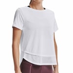 Under Armour Tech Vent Short Sleeve Womens Training Top - White