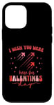 Coque pour iPhone 12 mini T-shirt « I wish you were here for Valentines Day Air Force »