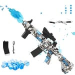 Elektrisk Splatter Gun, Gel Ball Leksakspistol, Utomhusskjutningsspel, M416 Graffiti-Blue