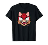 Marvel Spider-Man: Miles Morales Spider-Cat Big Face T-Shirt