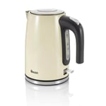 Electric Kettle Cordless Jug 1.7L Overheat Protection Cream Cord Storage 2200W