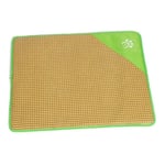 Dog Cooling Mat Pet Printed Rattan Braided Sleeping Blanket Puppy Collapsible Kennel Breathable Cushion Cool Bed Mat,green,XL(70 * 58 * 1.5cm)
