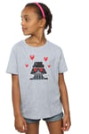 Valentines Vader In Love Cotton T-Shirt